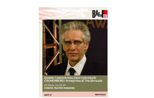 È febbre da Baff: dopo i biglietti per Cronenberg esauriti anche gli abbonamenti È febbre da Baff: dopo i biglietti per Cronenberg esauriti anche gli abbonamenti