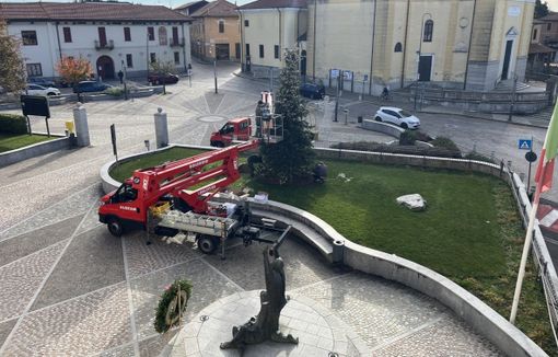 Gorla Maggiore, preparativi di Natale in corso