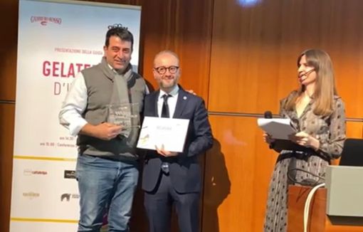 La gelateria “Il Dolce Sogno” ottiene per la terza volta i Tre Coni del Gambero Rosso