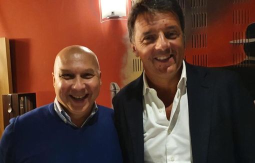 Salvatore Reina e Matteo Renzi