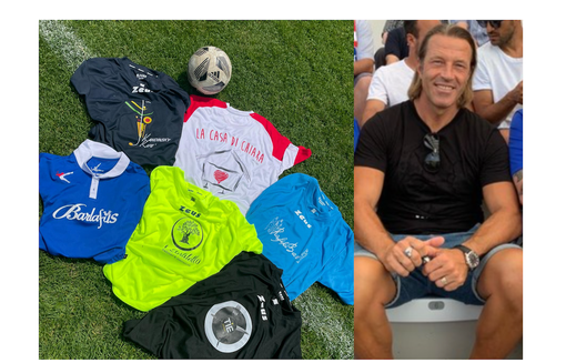 Le magliette delle squadre e Paolo Tramezzani