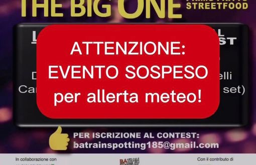 "The Big One" rimandato per allerta meteo