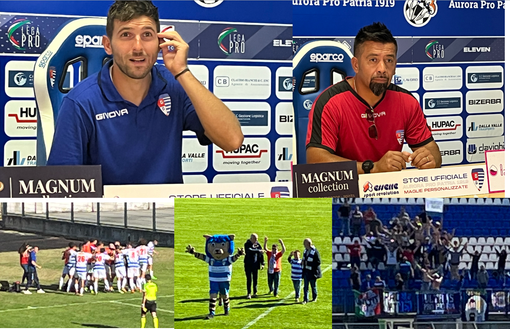 La partita nelle immagini: Nicco, Vargas, il gruppo, il giro d'onore con la mascotte, gli ultras