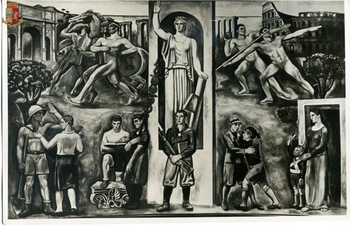 VIDEO e FOTO - "L'arte svelata" della questura più unica d'Italia: «Cari cittadini, qui c'è un tesoro"