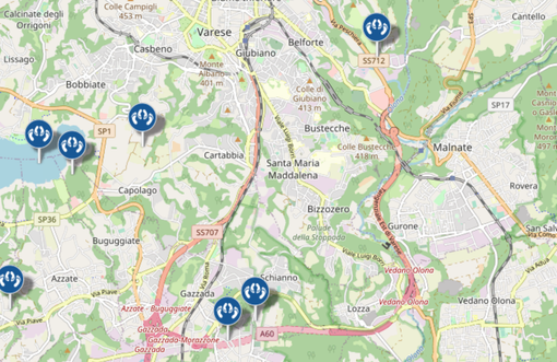Dove andare... in camporella nella nostra provincia? Ve lo dice una mappa online Dove andare... in camporella nella nostra provincia? Ve lo dice una mappa online