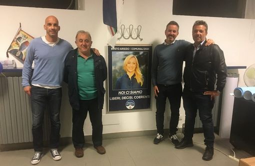 Da sinistra Armiraglio, Volpe, Geminiani e Bossi