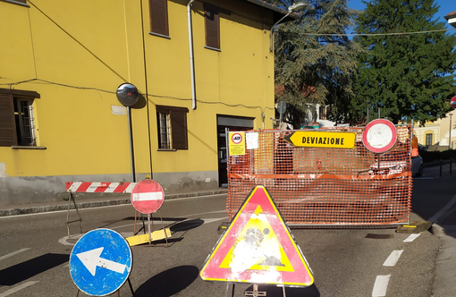 Solbiate, ancora due settimane di stop in via Sant'Antonino
