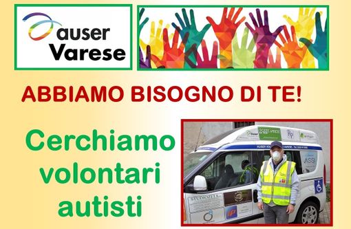 Auser Varese cerca volontari autisti Auser Varese cerca volontari autisti