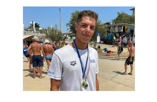 Stefano Ghisolfo felice a Piombino - per cortesia di papà Roberto