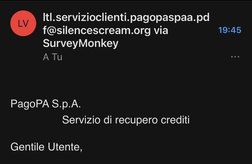 Allarme truffa online: falsa multa da PagoPa circola nelle caselle di posta