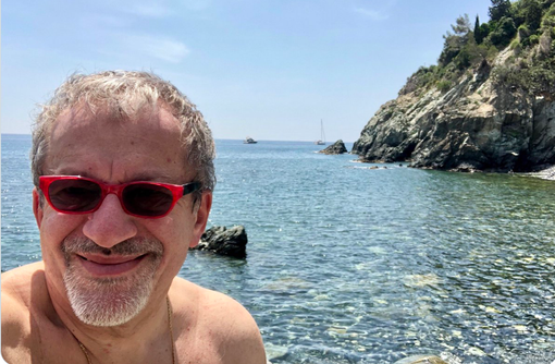 Roberto Maroni in una sua foto da Twitter