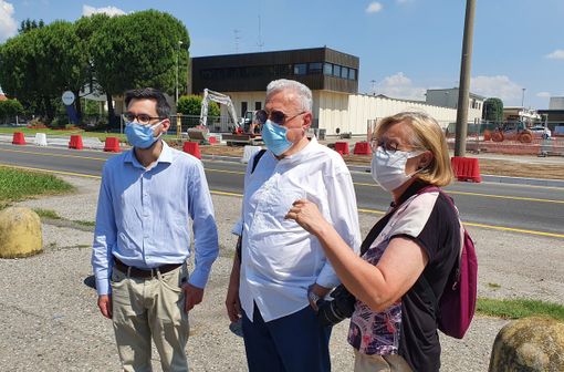 Da sinistra, Pedotti, Maggioni e Berutti a Beata Giuliana