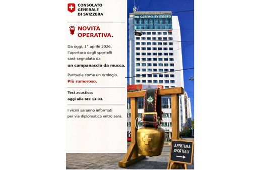 Il simpatico post condiviso dal Consolato generale di Svizzera a Milano Il simpatico post condiviso dal Consolato generale di Svizzera a Milano