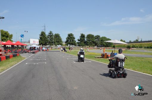 Foto dalla pagina Facebook di Wheelchair GP dell'ultima gara a Rozzano