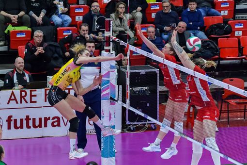 Mija Siftar ha impressionato nel match di settimana scorsa contro la Futura Busto (foto Lega Volley Femminile). L'Uyba ha messo gli occhi sulla schiacciatrice 2006