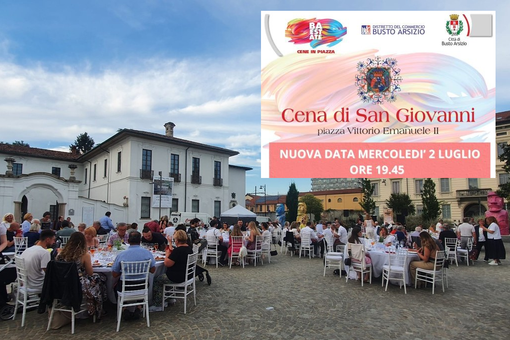 Busto, la Cena di San Giovanni si terrà mercoledì 2 luglio Busto, la Cena di San Giovanni si terrà mercoledì 2 luglio