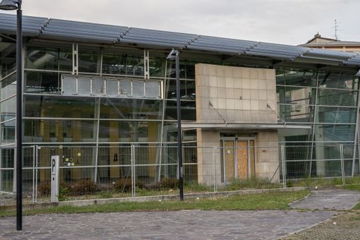 L'autosalone oggi, si appresta però a cambiare e trovare una nuova vita (foto di Marco Giussani)