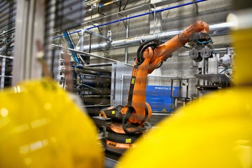 Uno stabilimento Nupi Industrie Italiane a Busto Arsizio