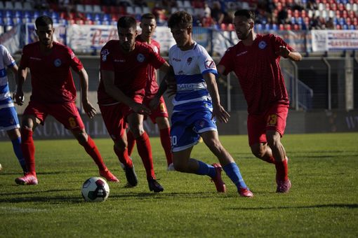 Castelli autore del gol tigrotto (foto di Marco Giussani)
