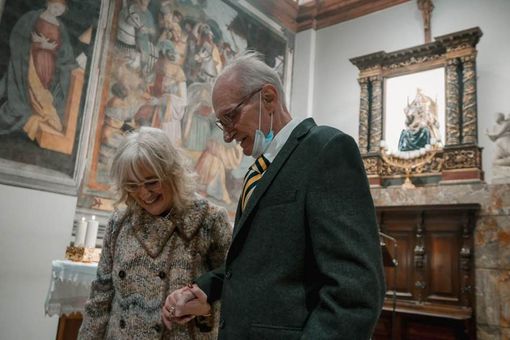 Gianni con Francesca - foto per cortesia di Francesca Boragno