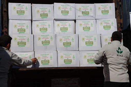 Scatoloni &quot;solidali&quot; di Onsur in partenza