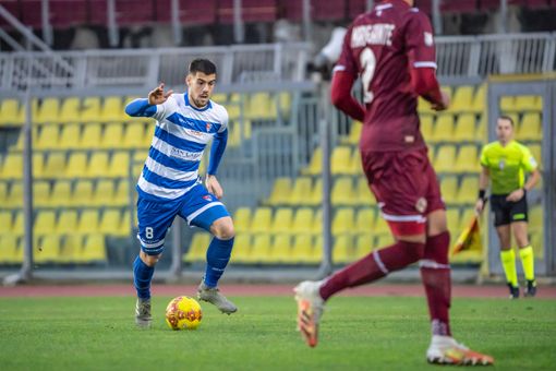 Tommaso Brignoli, autore del secondo gol, nella foto di Marco Giussani