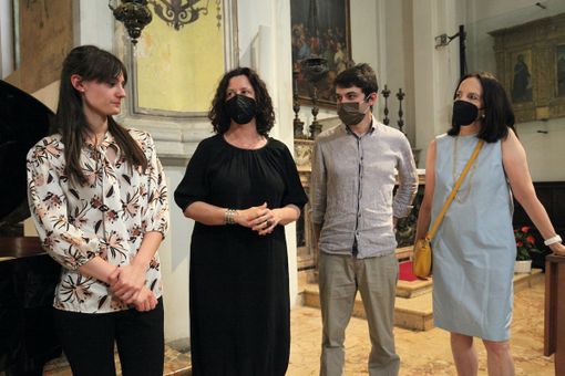 Il via alla manifestazione, poi Aurora Avveduto e Luca Barberis - foto di Danilo Menato