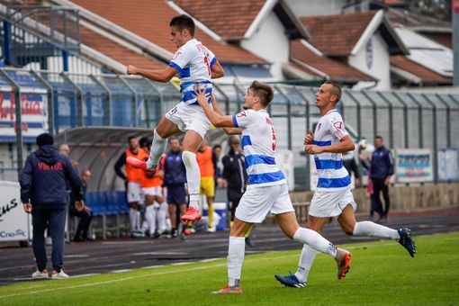 Pierozzi al suo primo gol in C: è questo il simbolo della partita per una Busto pur ferita nel risultato