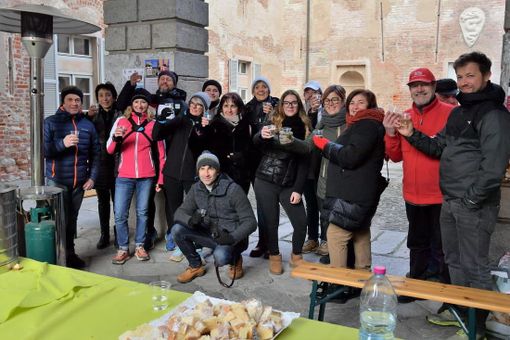 Dal Castello alla Valle di corsa. E che grinta per quei 195 gradini finali: «Qui una palestra a cielo aperto»