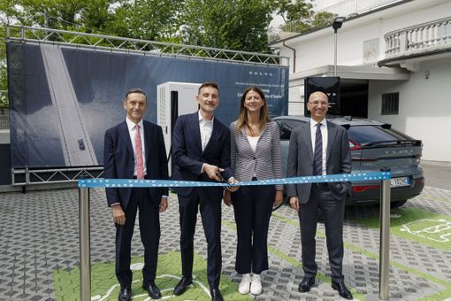 FOTO. Da Clerici Auto arriva la stazione di ricarica ultrafast di Volvo