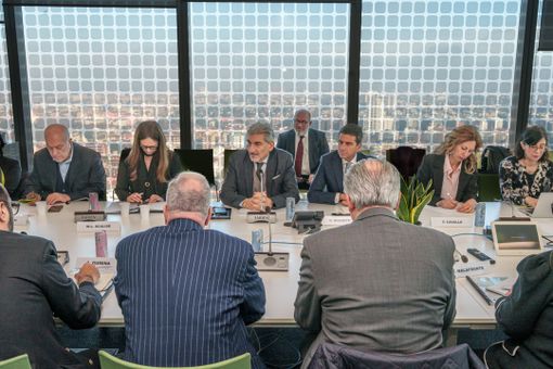 Relazioni internazionali, presidente Fontana e sottosegretario Cattaneo accolgono la delegazione Niaf