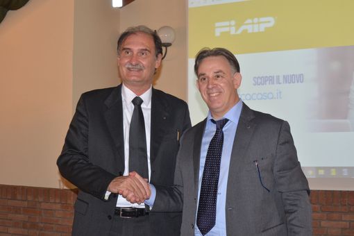 A destra il neopresidente di Fiaip Lombardia Luca Simioni
