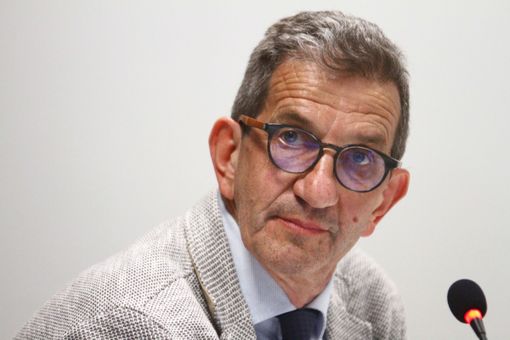 Il presidente Davide Galli. Sotto, l'ad Mauro Colombo