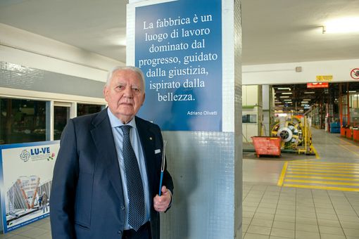 Il presidente di Lu-Ve Iginio Liberali
