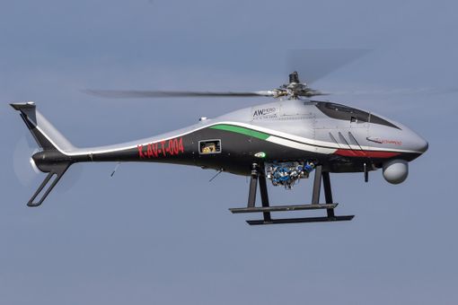 L'AWHero di Leonardo ottiene la prima certificazione militare al mondo per un elicottero a pilotaggio remoto