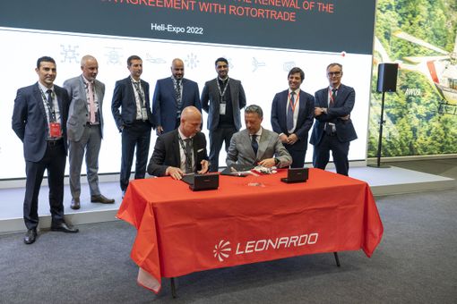 Leonardo e Rotortrade estendono collaborazione nel mercato degli elicotteri usati. Rinnovato l’accordo di distribuzione