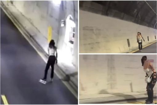 Diana, la 29enne brasiliana sui pattini sull'autostrada A10: «Ho fatto una cazzata, ho avuto paura dei camion. Per fortuna è andata bene» Diana, la 29enne brasiliana sui pattini sull'autostrada A10: «Ho fatto una cazzata, ho avuto paura dei camion. Per fortuna è andata bene»