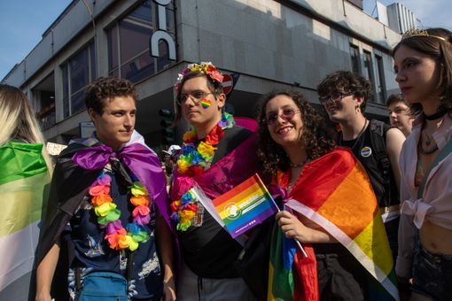 Grande risposta dalla città per l'edizione 2023 del Varese Pride (foto Photosport &amp; More)