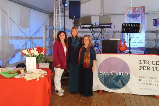 Sara Tosi e Luisa Sternfeld Pavia con Luana Radici