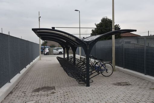 Stazione di Cislago: nuovo deposito gratuito e videosorvegliato per lasciare le biciclette