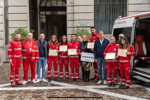 La Cri di Gallarate premiata dal Comune per la vittoria alle Gare Nazionali di Primo Soccorso