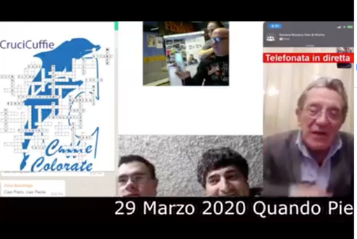 Un'immagine della trasmissione di due anni fa