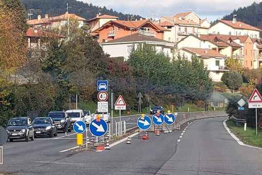 Lavori in corso sulla superstrada Besozzo-Vergiate