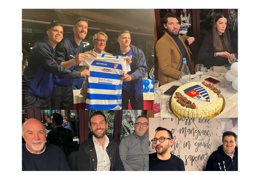 Alcuni momenti della cena per la Pro Patria