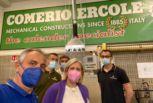 L'inaugurazione con il direttore generale di Confindustria