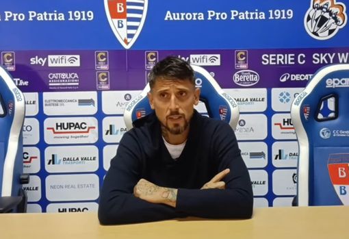 Pro Patria attesa all'esame AlbinoLeffe. Greco: «Parlare di partita decisiva mi sembra azzardato»