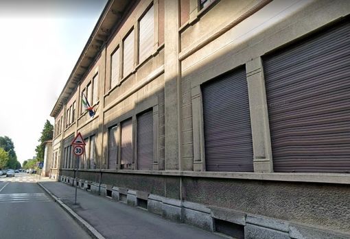 L'edificio delle scuole Carducci di Legnano