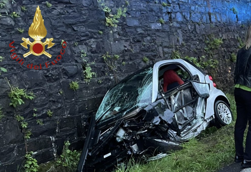 FOTO. Scontro frontale sulla statale Briantea a Binago: un morto e un ferito