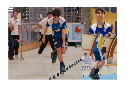 Gioele Zuliani - foto dalla pagina Facebook dell'Accademia Pattinaggio