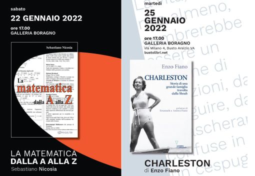 22 e 25 gennaio: gli appuntamenti in Galleria Boragno a Busto 22 e 25 gennaio: gli appuntamenti in Galleria Boragno a Busto